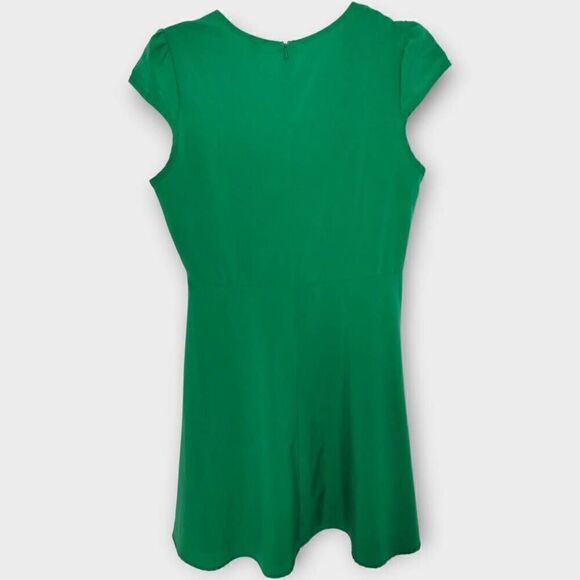 Lulus Womens Dress Sz Medium Kelly Green Mini Coquette Cottagecore Fairycore - Picture 2 of 11